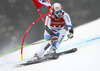 Patrick Kueng of Switzerland skiing in the men super-g race of Audi FIS Alpine skiing World cup in Kitzbuehel, Austria. Men super-g race of Audi FIS Alpine skiing World cup season 2014-2015, was held on Friday, 23rd of January 2015 on Hahnenkamm course in Kitzbuehel, Austria
