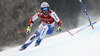 Didier Defago of Switzerland skiing in the men super-g race of Audi FIS Alpine skiing World cup in Kitzbuehel, Austria. Men super-g race of Audi FIS Alpine skiing World cup season 2014-2015, was held on Friday, 23rd of January 2015 on Hahnenkamm course in Kitzbuehel, Austria
