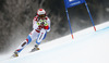 Sandro Viletta of Switzerland skiing in the men super-g race of Audi FIS Alpine skiing World cup in Kitzbuehel, Austria. Men super-g race of Audi FIS Alpine skiing World cup season 2014-2015, was held on Friday, 23rd of January 2015 on Hahnenkamm course in Kitzbuehel, Austria
