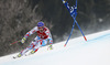 Fourth placed Adrien Theaux of France skiing in the men super-g race of Audi FIS Alpine skiing World cup in Kitzbuehel, Austria. Men super-g race of Audi FIS Alpine skiing World cup season 2014-2015, was held on Friday, 23rd of January 2015 on Hahnenkamm course in Kitzbuehel, Austria
