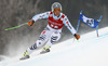 Josef Ferstl of Germany skiing in the men super-g race of Audi FIS Alpine skiing World cup in Kitzbuehel, Austria. Men super-g race of Audi FIS Alpine skiing World cup season 2014-2015, was held on Friday, 23rd of January 2015 on Hahnenkamm course in Kitzbuehel, Austria
