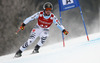 Klaus Brandner of Germany skiing in the men super-g race of Audi FIS Alpine skiing World cup in Kitzbuehel, Austria. Men super-g race of Audi FIS Alpine skiing World cup season 2014-2015, was held on Friday, 23rd of January 2015 on Hahnenkamm course in Kitzbuehel, Austria
