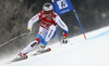Marc Gisin of Switzerland skiing in the men super-g race of Audi FIS Alpine skiing World cup in Kitzbuehel, Austria. Men super-g race of Audi FIS Alpine skiing World cup season 2014-2015, was held on Friday, 23rd of January 2015 on Hahnenkamm course in Kitzbuehel, Austria
