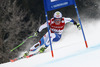 Justin Murisier of Switzerland skiing in the men super-g race of Audi FIS Alpine skiing World cup in Kitzbuehel, Austria. Men super-g race of Audi FIS Alpine skiing World cup season 2014-2015, was held on Friday, 23rd of January 2015 on Hahnenkamm course in Kitzbuehel, Austria
