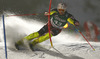 Fourth placed Ivica Kostelic of Croatia skiing in slalom of the men alpine combined race of Audi FIS Alpine skiing World cup in Kitzbuehel, Austria. Men alpine combined race of Audi FIS Alpine skiing World cup season 2014-2015, was held on Friday, 23rd of January 2015 on Hahnenkamm course in Kitzbuehel, Austria
