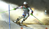 Sandro Viletta of Switzerland skiing in slalom of the men alpine combined race of Audi FIS Alpine skiing World cup in Kitzbuehel, Austria. Men alpine combined race of Audi FIS Alpine skiing World cup season 2014-2015, was held on Friday, 23rd of January 2015 on Hahnenkamm course in Kitzbuehel, Austria
