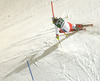 Mauro Caviezel of Switzerland skiing in slalom of the men alpine combined race of Audi FIS Alpine skiing World cup in Kitzbuehel, Austria. Men alpine combined race of Audi FIS Alpine skiing World cup season 2014-2015, was held on Friday, 23rd of January 2015 on Hahnenkamm course in Kitzbuehel, Austria
