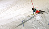 Third placed Ondrej Bank of Czech skiing in slalom of the men alpine combined race of Audi FIS Alpine skiing World cup in Kitzbuehel, Austria. Men alpine combined race of Audi FIS Alpine skiing World cup season 2014-2015, was held on Friday, 23rd of January 2015 on Hahnenkamm course in Kitzbuehel, Austria
