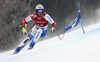 Didier Defago of Switzerland skiing in the men super-g race of Audi FIS Alpine skiing World cup in Kitzbuehel, Austria. Men super-g race of Audi FIS Alpine skiing World cup season 2014-2015, was held on Friday, 23rd of January 2015 on Hahnenkamm course in Kitzbuehel, Austria
