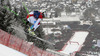 Silvan Zurbriggen of Switzerland skiing in the men downhill race of Audi FIS Alpine skiing World cup in Kitzbuehel, Austria. Men downhill race of Audi FIS Alpine skiing World cup season 2014-2015, was held on Saturday, 24th of January 2015 on Hahnenkamm course in Kitzbuehel, Austria
