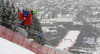 Second placed Dominik Paris of Italy skiing in the men downhill race of Audi FIS Alpine skiing World cup in Kitzbuehel, Austria. Men downhill race of Audi FIS Alpine skiing World cup season 2014-2015, was held on Saturday, 24th of January 2015 on Hahnenkamm course in Kitzbuehel, Austria
