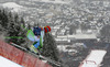 Andrej Sporn of Slovenia skiing in the men downhill race of Audi FIS Alpine skiing World cup in Kitzbuehel, Austria. Men downhill race of Audi FIS Alpine skiing World cup season 2014-2015, was held on Saturday, 24th of January 2015 on Hahnenkamm course in Kitzbuehel, Austria
