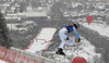 Klaus Brandner of Germany skiing in the men downhill race of Audi FIS Alpine skiing World cup in Kitzbuehel, Austria. Men downhill race of Audi FIS Alpine skiing World cup season 2014-2015, was held on Saturday, 24th of January 2015 on Hahnenkamm course in Kitzbuehel, Austria
