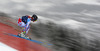 Valentin Giraud Moine of France skiing in the men downhill race of Audi FIS Alpine skiing World cup in Kitzbuehel, Austria. Men downhill race of Audi FIS Alpine skiing World cup season 2014-2015, was held on Saturday, 24th of January 2015 on Hahnenkamm course in Kitzbuehel, Austria
