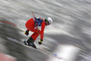 Siegmar Klotz of Italy skiing in the men downhill race of Audi FIS Alpine skiing World cup in Kitzbuehel, Austria. Men downhill race of Audi FIS Alpine skiing World cup season 2014-2015, was held on Saturday, 24th of January 2015 on Hahnenkamm course in Kitzbuehel, Austria
