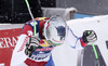 Silvan Zurbriggen of Switzerland reacts in the finish of the men downhill race of Audi FIS Alpine skiing World cup in Kitzbuehel, Austria. Men downhill race of Audi FIS Alpine skiing World cup season 2014-2015, was held on Saturday, 24th of January 2015 on Hahnenkamm course in Kitzbuehel, Austria
