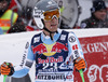 Josef Ferstl of Germany reacts in the finish of the men downhill race of Audi FIS Alpine skiing World cup in Kitzbuehel, Austria. Men downhill race of Audi FIS Alpine skiing World cup season 2014-2015, was held on Saturday, 24th of January 2015 on Hahnenkamm course in Kitzbuehel, Austria
