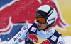 Andreas Sander of Germany reacts in the finish of the men downhill race of Audi FIS Alpine skiing World cup in Kitzbuehel, Austria. Men downhill race of Audi FIS Alpine skiing World cup season 2014-2015, was held on Saturday, 24th of January 2015 on Hahnenkamm course in Kitzbuehel, Austria
