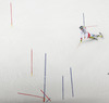 Daniel Yule of Switzerland skiing in the first run of the men slalom race of Audi FIS Alpine skiing World cup in Kitzbuehel, Austria. Men slalom race of Audi FIS Alpine skiing World cup season 2014-2015, was held on Sunday, 25th of January 2015 on Ganslern course in Kitzbuehel, Austria
