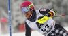 Joonas Rasanen of Finland skiing in the first run of the men slalom race of Audi FIS Alpine skiing World cup in Kitzbuehel, Austria. Men slalom race of Audi FIS Alpine skiing World cup season 2014-2015, was held on Sunday, 25th of January 2015 on Ganslern course in Kitzbuehel, Austria
