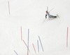 Joonas Rasanen of Finland skiing in the first run of the men slalom race of Audi FIS Alpine skiing World cup in Kitzbuehel, Austria. Men slalom race of Audi FIS Alpine skiing World cup season 2014-2015, was held on Sunday, 25th of January 2015 on Ganslern course in Kitzbuehel, Austria
