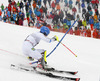 Markus Larsson of Sweden skiing in the second run of the men slalom race of Audi FIS Alpine skiing World cup in Kitzbuehel, Austria. Men slalom race of Audi FIS Alpine skiing World cup season 2014-2015, was held on Sunday, 25th of January 2015 on Ganslern course in Kitzbuehel, Austria
