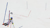 Winner Mattias Hargin of Sweden skiing in the second run of the men slalom race of Audi FIS Alpine skiing World cup in Kitzbuehel, Austria. Men slalom race of Audi FIS Alpine skiing World cup season 2014-2015, was held on Sunday, 25th of January 2015 on Ganslern course in Kitzbuehel, Austria
