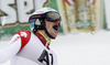 Daniel Yule of Switzerland reacts in finish of the second run of the men slalom race of Audi FIS Alpine skiing World cup in Kitzbuehel, Austria. Men slalom race of Audi FIS Alpine skiing World cup season 2014-2015, was held on Sunday, 25th of January 2015 on Ganslern course in Kitzbuehel, Austria
