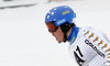 Winner Mattias Hargin of Sweden reacts in finish of the second run of the men slalom race of Audi FIS Alpine skiing World cup in Kitzbuehel, Austria. Men slalom race of Audi FIS Alpine skiing World cup season 2014-2015, was held on Sunday, 25th of January 2015 on Ganslern course in Kitzbuehel, Austria
