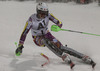 Henrik Kristoffersen of Norway skiing in the first run of the Men Slalom race of Audi FIS Alpine skiing World cup in Schladming, Austria. Men Slalom race of Audi FIS Alpine skiing World cup 2014-2015 was held on Tuesday, 27th of January 2015 on Planai course in Schladming, Austria.
