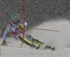 Felix Neureuther of Germany skiing in the first run of the Men Slalom race of Audi FIS Alpine skiing World cup in Schladming, Austria. Men Slalom race of Audi FIS Alpine skiing World cup 2014-2015 was held on Tuesday, 27th of January 2015 on Planai course in Schladming, Austria.
