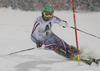 Alexander Khoroshilov of Russia skiing in the first run of the Men Slalom race of Audi FIS Alpine skiing World cup in Schladming, Austria. Men Slalom race of Audi FIS Alpine skiing World cup 2014-2015 was held on Tuesday, 27th of January 2015 on Planai course in Schladming, Austria.
