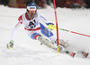 Ramon Zenhaeusern of Switzerland skiing in the first run of the Men Slalom race of Audi FIS Alpine skiing World cup in Schladming, Austria. Men Slalom race of Audi FIS Alpine skiing World cup 2014-2015 was held on Tuesday, 27th of January 2015 on Planai course in Schladming, Austria.
