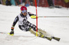 Joonas Rasanen of Finland skiing in the first run of the Men Slalom race of Audi FIS Alpine skiing World cup in Schladming, Austria. Men Slalom race of Audi FIS Alpine skiing World cup 2014-2015 was held on Tuesday, 27th of January 2015 on Planai course in Schladming, Austria.
