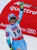 Tina Maze (SLO, Silbermedaille) winner of the silver Medal Tina Maze of Slovenia reacts after her run of the ladies Super G of FIS Ski World Championships 2015 at the Raptor Course in Beaver Creek, United States on 2015/02/03.
