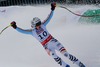 Viktoria Rebensburg of Germany reacts after her run of the ladies Super G of FIS Ski World Championships 2015 at the Raptor Course in Beaver Creek, United States on 2015/02/03.
