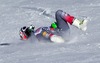 Bode Miller (USA) // Bode Miller of the USA crashes during the men Super-G of FIS Ski World Championships 2015 at the Birds of Prey Course in Beaver Creek, United States on 2015/02/05.
