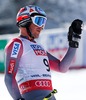 Bode Miller of the USA reacts after his run of the men Super-G of FIS Ski World Championships 2015 at the Birds of Prey Course in Beaver Creek, United States on 2015/02/05.
