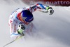 Third placed Adrien Theaux of France reacts after his run of the men Super-G of FIS Ski World Championships 2015 at the Birds of Prey Course in Beaver Creek, United States on 2015/02/05.
