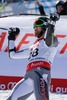 Second placed Dustin Cook of Canada reacts after his run of the men Super-G of FIS Ski World Championships 2015 at the Birds of Prey Course in Beaver Creek, United States on 2015/02/05.
