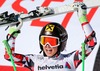 Second placed Anna Fenninger of Austria reacts after her run of the ladies Downhill of FIS Ski World Championships 2015 at the Raptor Course in Beaver Creek, United States on 2015/02/06.
