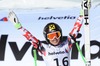 Anna Fenninger of Austria reacts after her run of the ladies Downhill of FIS Ski World Championships 2015 at the Raptor Course in Beaver Creek, United States on 2015/02/06.
