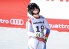 Lara Gut of Switzerland reacts after her run of the ladies Downhill of FIS Ski World Championships 2015 at the Raptor Course in Beaver Creek, United States on 2015/02/06.
