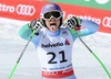 Tina Maze of Slovenia celebrate after her run of the ladies Downhill of FIS Ski World Championships 2015 at the Raptor Course in Beaver Creek, United States on 2015/02/06.
