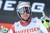 Beat Feuz of Switzerland celebrate after his run of the mens Downhill of FIS Ski World Championships 2015 at the Birds of Prey Course in Beaver Creek, United States on 2015/02/07.
