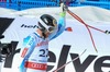 Travis Ganong of the USA celebrate after his run of the mens Downhill of FIS Ski World Championships 2015 at the Birds of Prey Course in Beaver Creek, United States on 2015/02/07.
