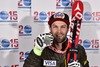 Silver Medalist Travis Ganong of the USA poses with his Medal after the mens Downhill of FIS Ski World Championships 2015 at the Birds of Prey Course in Beaver Creek, United States on 2015/02/07.

