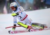 Mattias Hargin of Sweden in action during the 1st run of men Slalom of FIS Ski World Championships 2015 at the Birds of Prey Course in Beaver Creek, United States on 2015/02/15.
