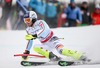 Fritz Dopfer of Germany in action during the 1st run of men Slalom of FIS Ski World Championships 2015 at the Birds of Prey Course in Beaver Creek, United States on 2015/02/15.
