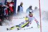 Alexis Pinturault of France in action during the 1st run of men Slalom of FIS Ski World Championships 2015 at the Birds of Prey Course in Beaver Creek, United States on 2015/02/15.
